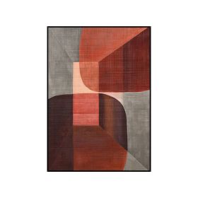 Geometric Abstract Scene Scandinavia Canvas Painting Wall Art Poster Picture for Gallery Living Room Interior Home Decor