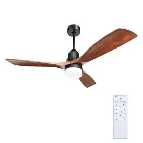 52 Inch Ceiling Fan Light With 6 Speed Remote Reversible Energy-saving DC Motor