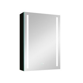 30x20 inch LED Bathroom Medicine Cabinet Surface Mounted Cabinets With Lighted Mirror