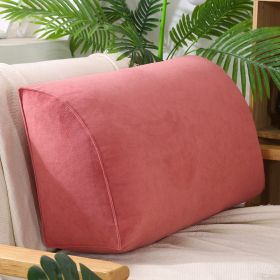 Removable And Washable Sofa Cushion In Living Room (Option: Rich velvet bean pas-70x35x17cm-Pearl cotton core)